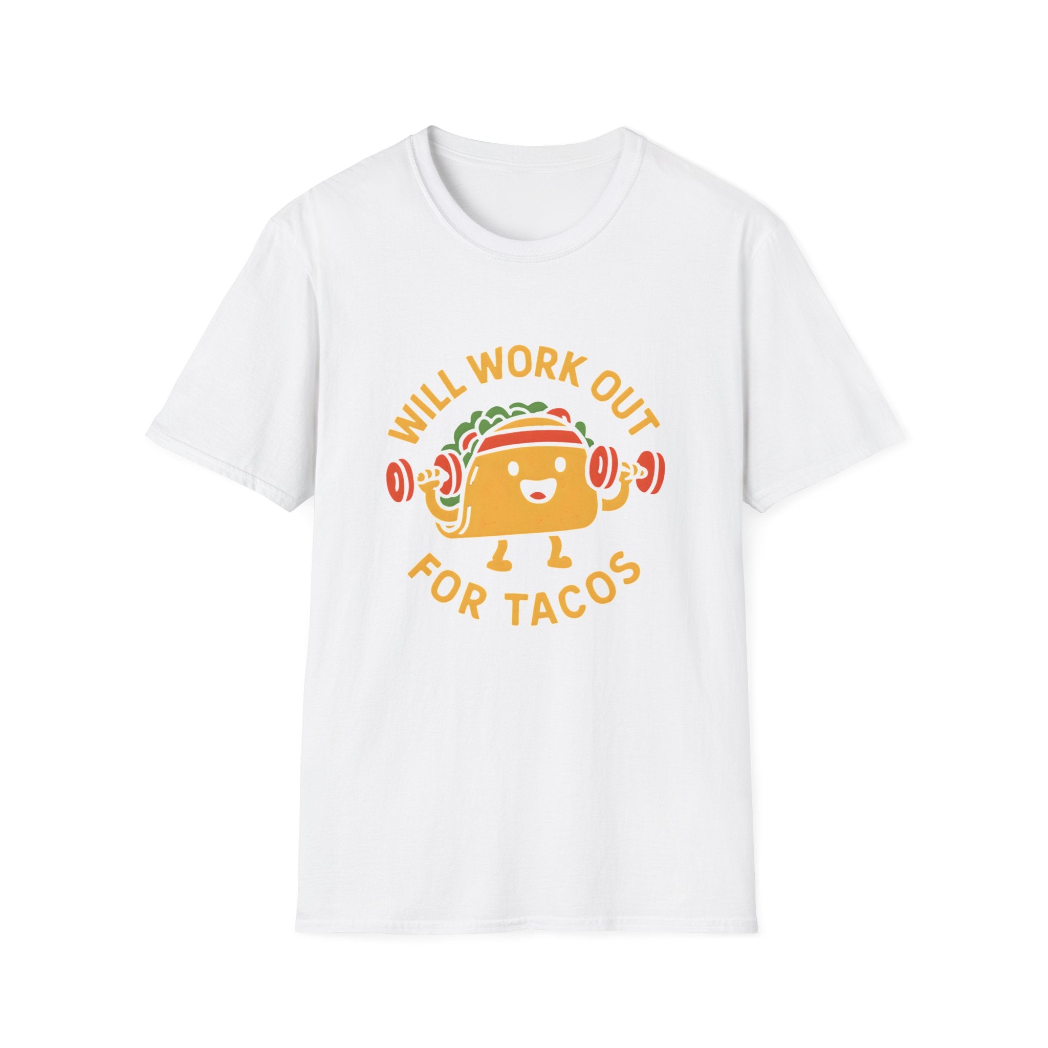 Taco Weightlifting Mascot T-Shirt