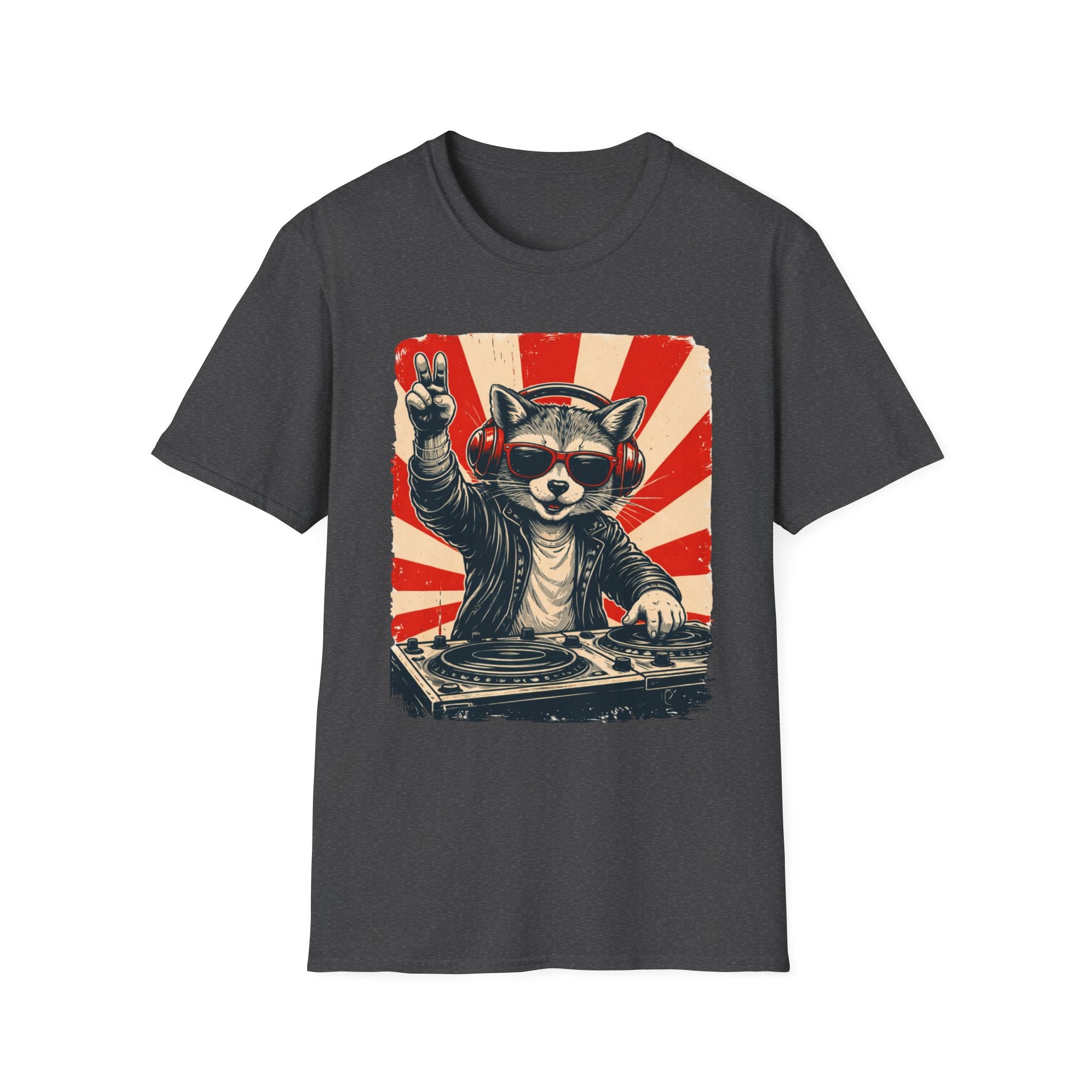 Raccoon DJ T-Shirt
