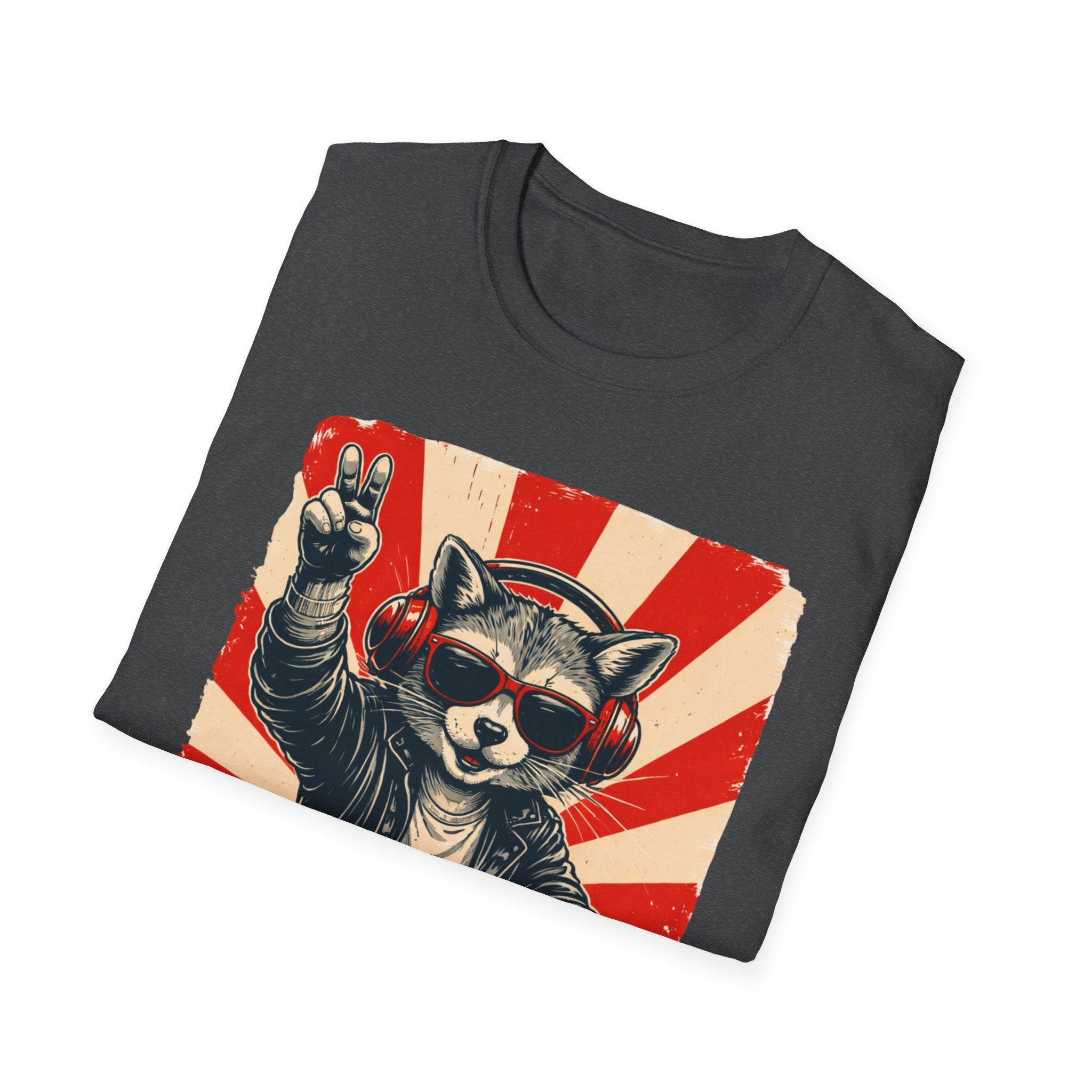 Raccoon DJ T-Shirt