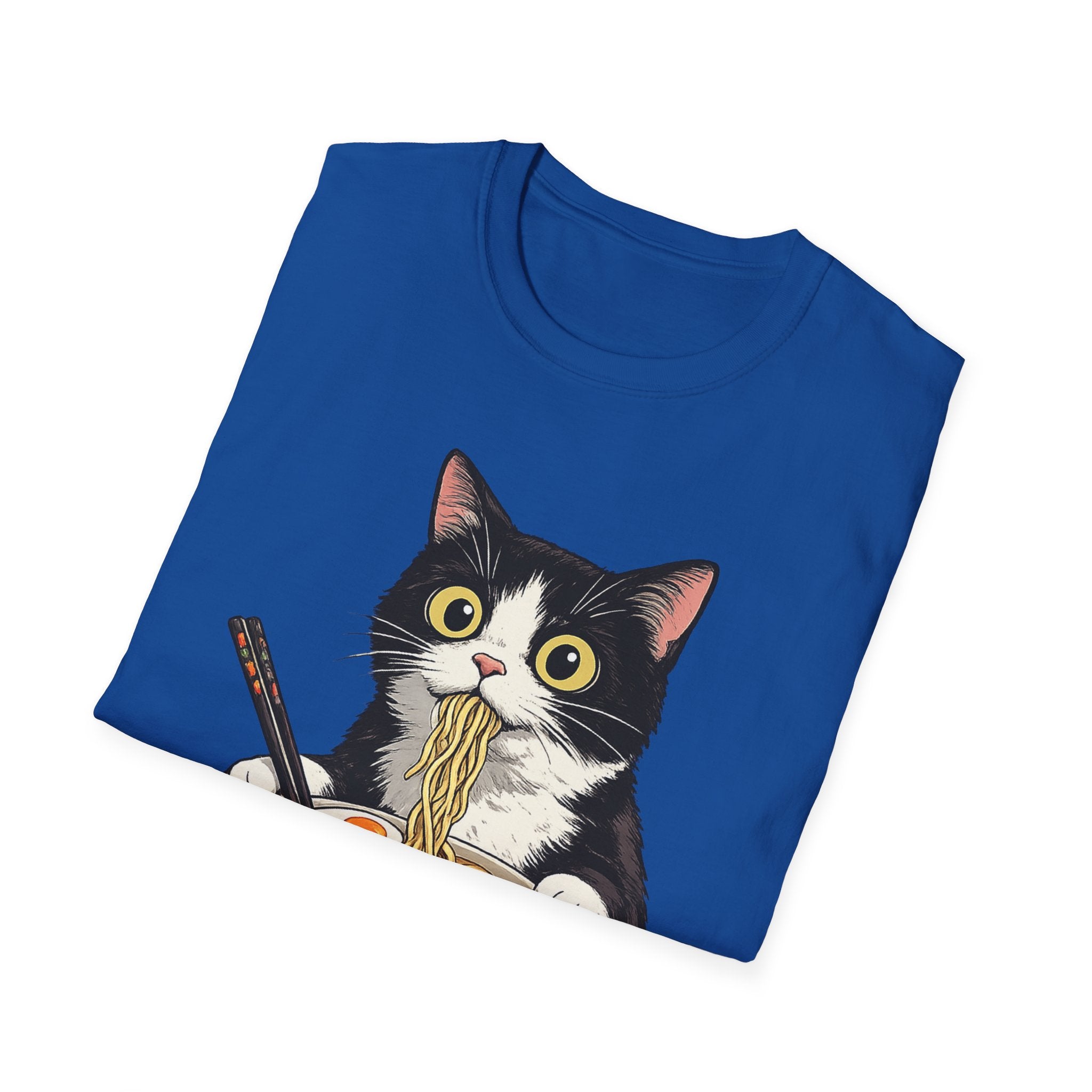 Cat Eating Ramen T-Shirt