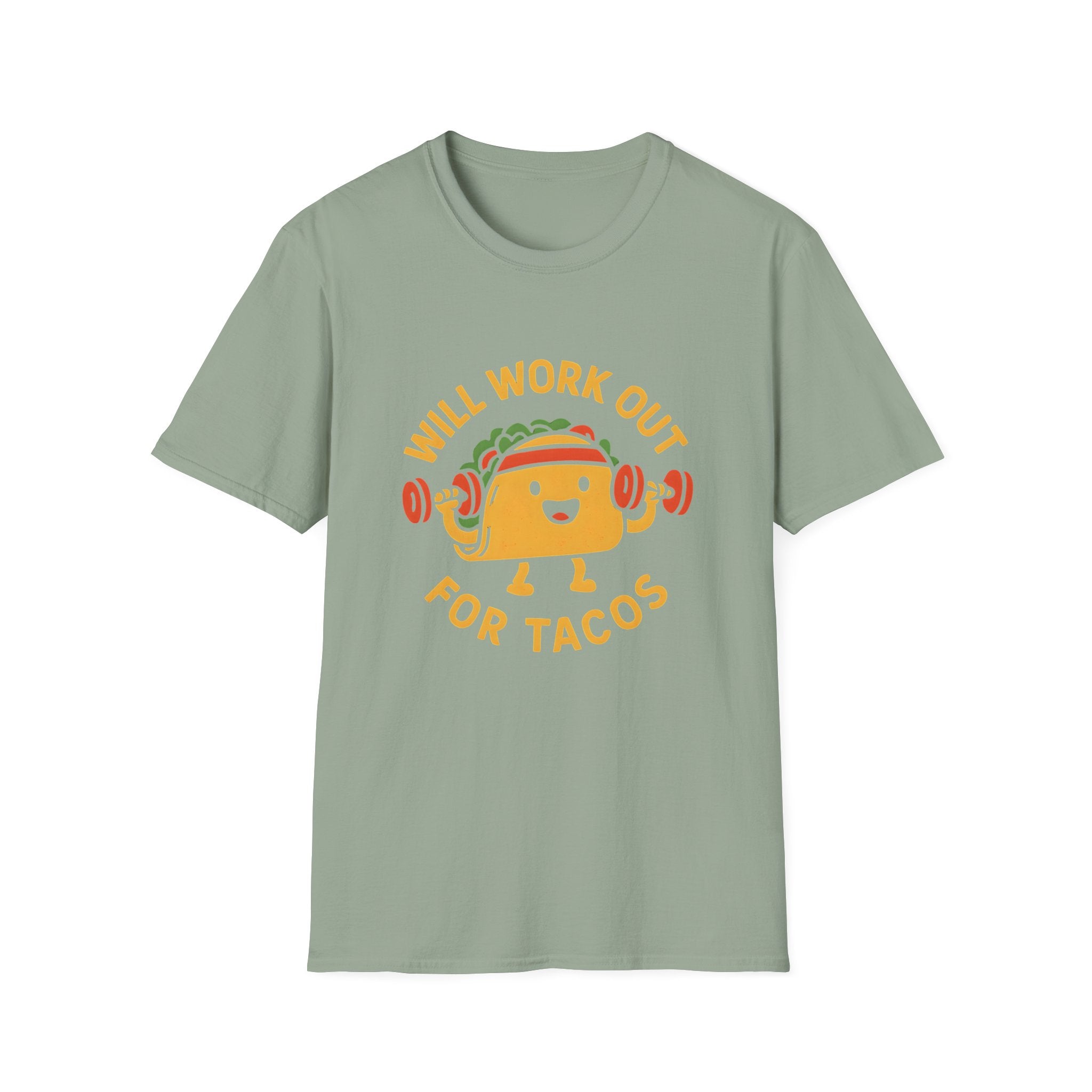 Taco Weightlifting Mascot T-Shirt