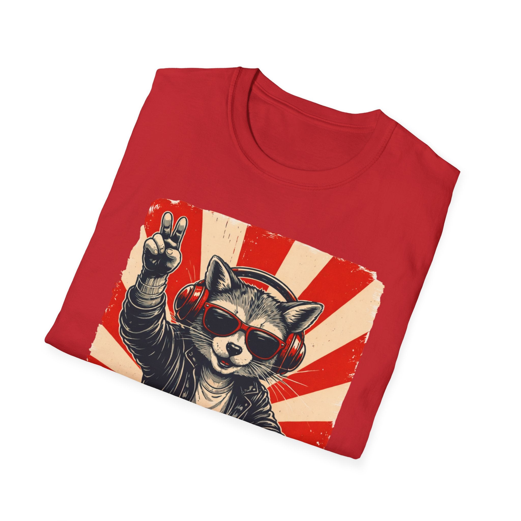 Raccoon DJ T-Shirt